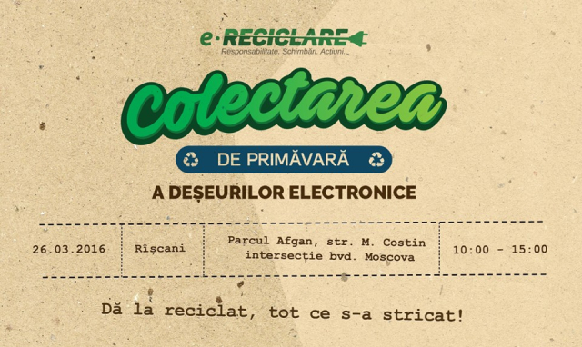 Continuă campania e-RECICLARE 